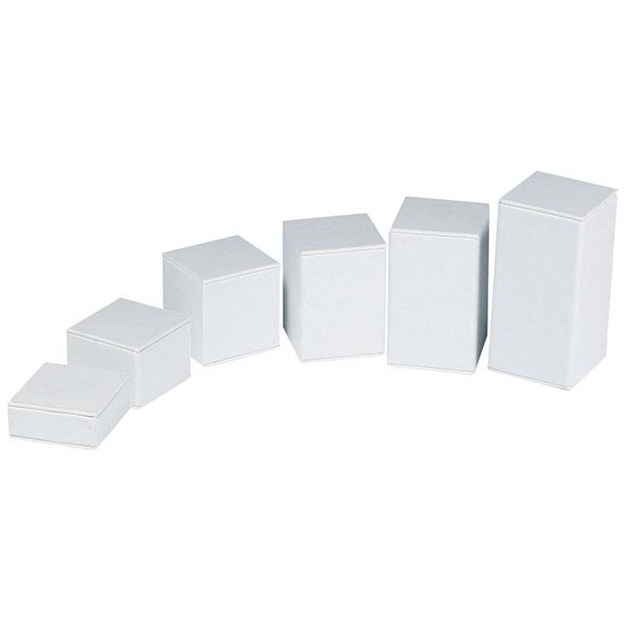 Faux Leather Square Block Riser Display Sets
