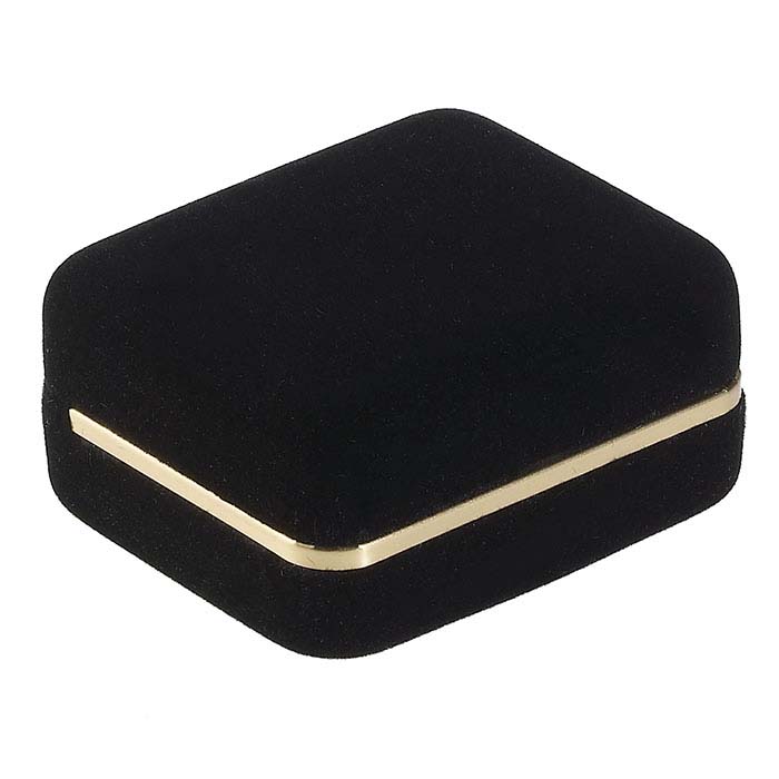 Black Soiree Velvet Small Earring Gift Box