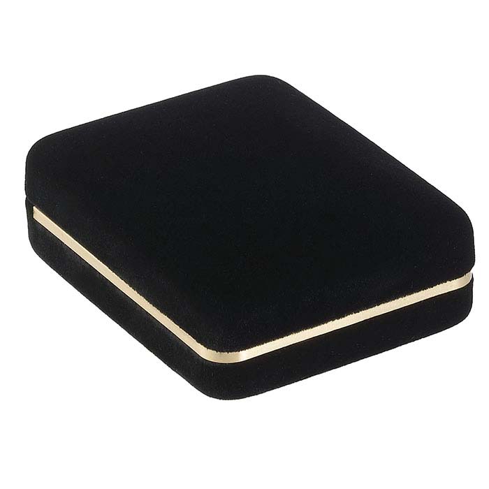 Black Soiree Velvet Large Pendant Gift Box