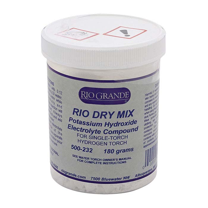 Rio 180g Dry Mix Potassium Hydroxide Electrolyte Compound for Single-Torch Hydrogen Welding System