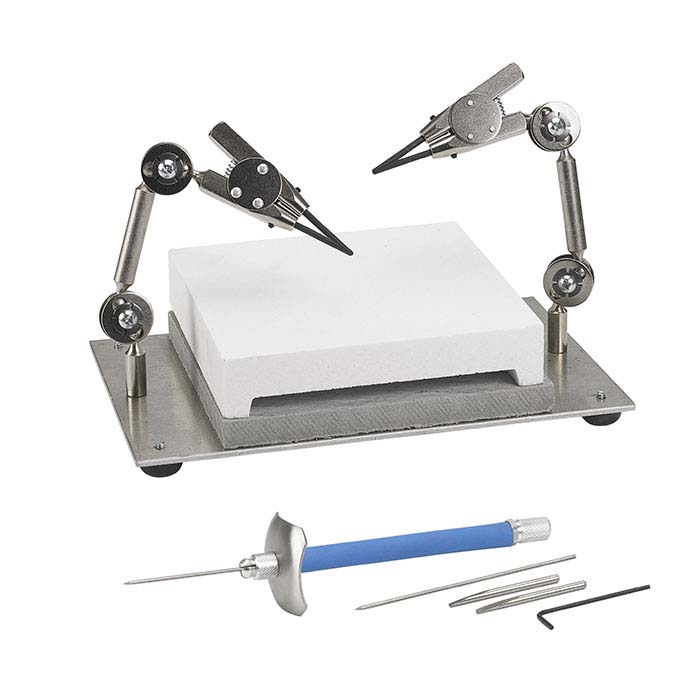 Double Third-Hand Soldering Station for Platinum