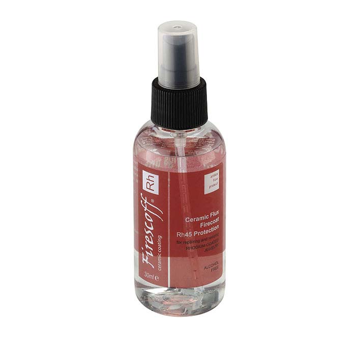 Firescoff Rh Ceramic Flux for Rhodium, 1 oz. Spray Bottle