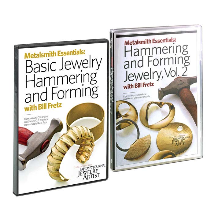 Metalsmith Essentials: Jewelry Hammering and Forming, Vols. 1 and 2, with Bill Fretz, DVD