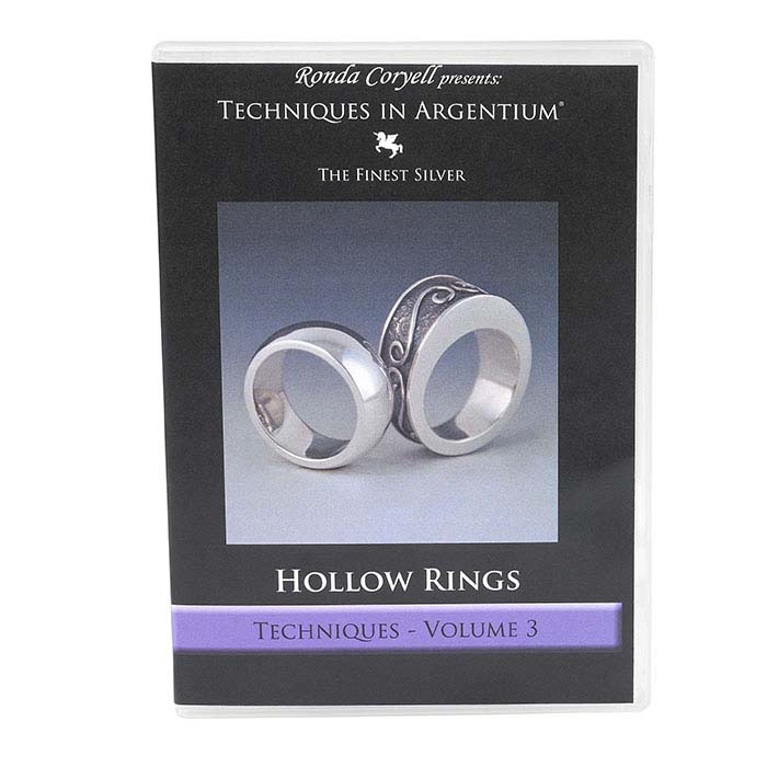 Techniques in Argentium: Hollow Rings, Volume 3, DVD
