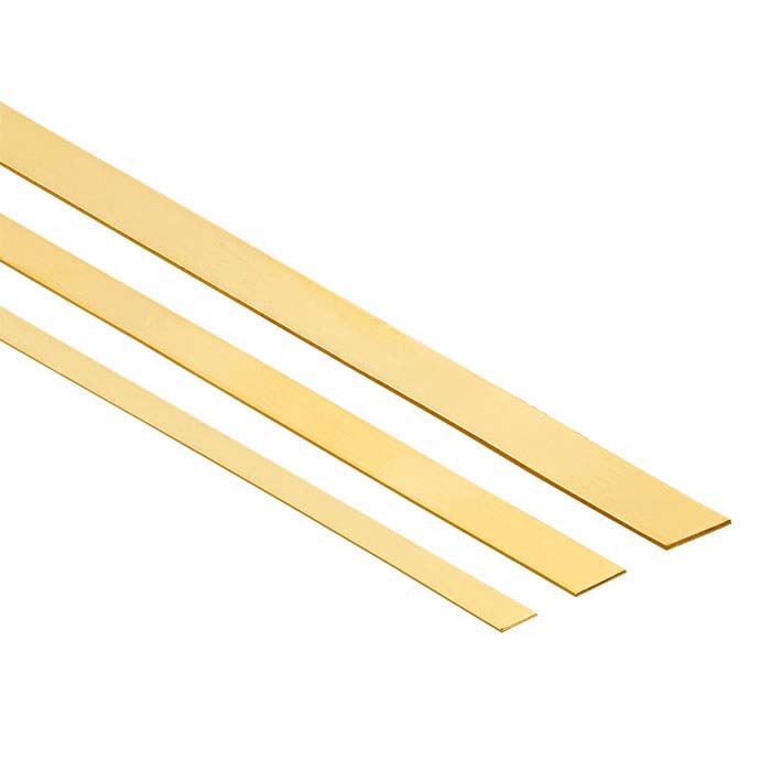 14K Yellow Gold 1/8" Strip, 30Ga., DeadSoft