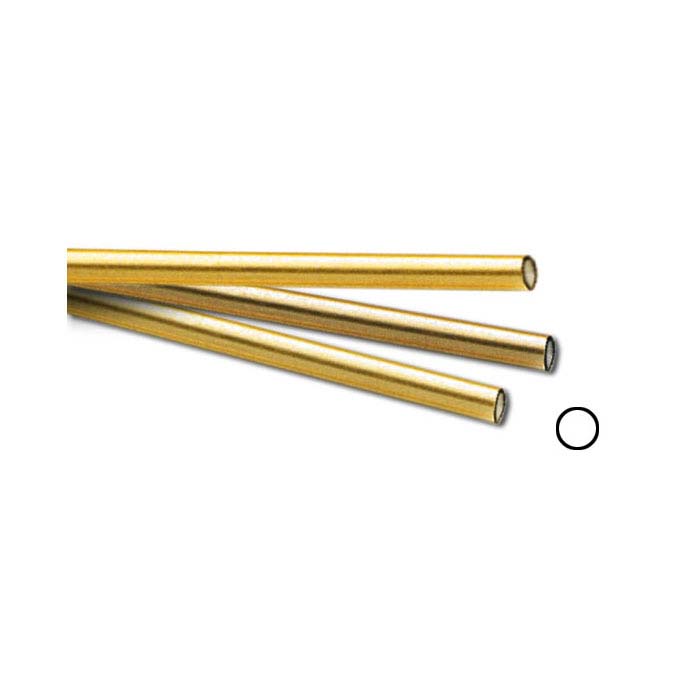 14K Yellow Gold 1.8mm Tubing, 1/2Hard