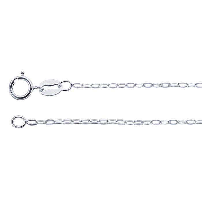 Sterling Silver .5mm Flat Cable Chain