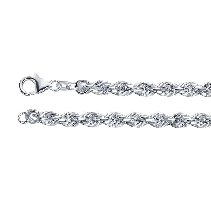 Sterling Silver 5.5mm French Rope Chain
