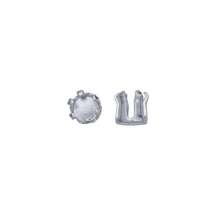 Sterling Silver Round SnapSet™ 6Prong Settings