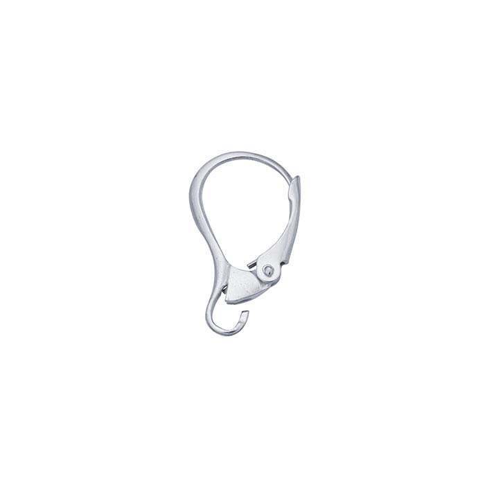 Sterling Silver Lever-Back Ear Wire with Open Loop