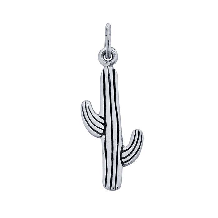 Sterling Silver Saguaro Cactus Charm