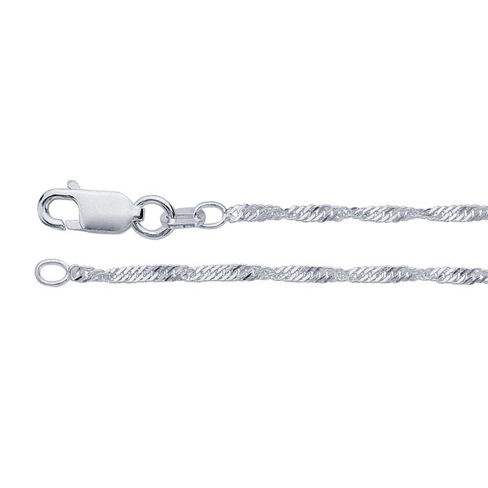 Sterling Silver Singapore Chains
