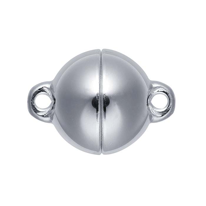 Langer® Sterling Silver Round Ball Magnetic Clasps