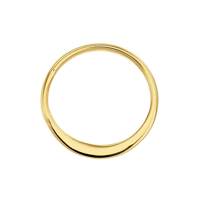 14K Heavy Yellow Gold-Plated Sterling Silver Round Components