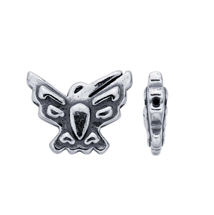 Sterling Silver 10 x 12.7mm Hummingbird Fetish Bead