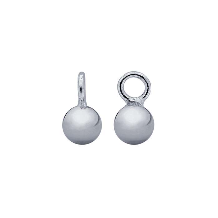 Sterling Silver Ball Dangle Components