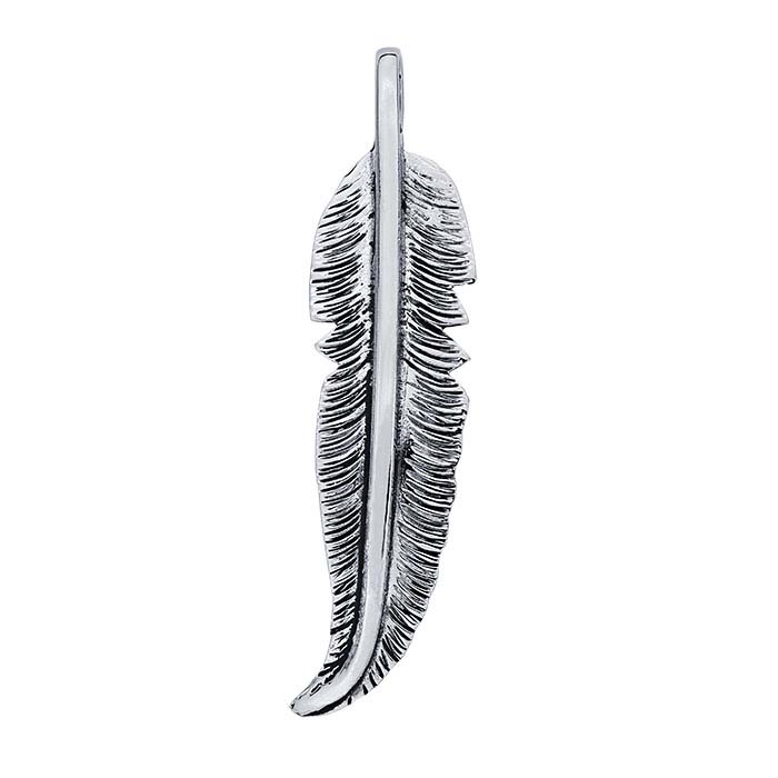 Sterling Silver Feather Pendant