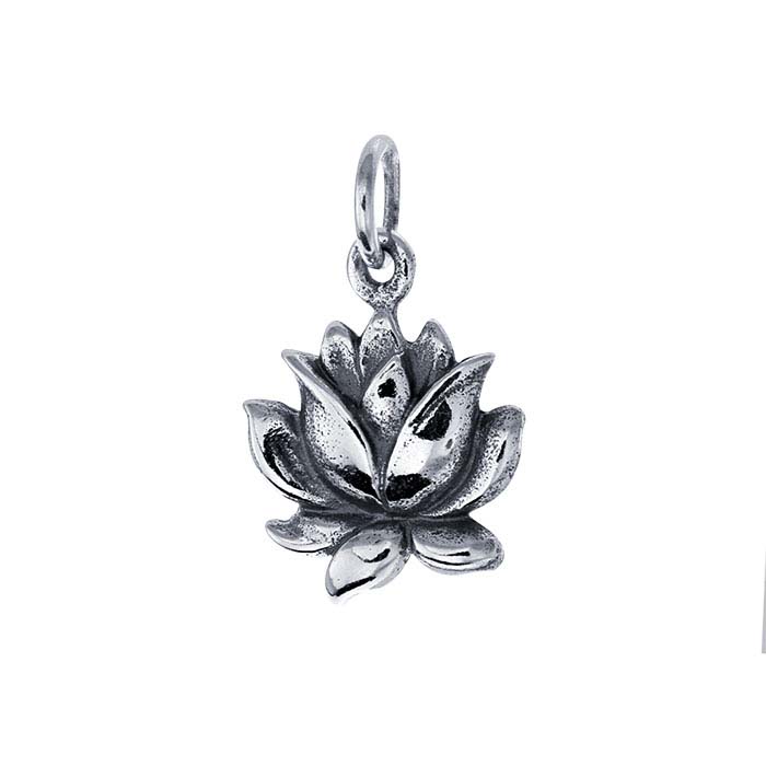 Sterling Silver Lotus Blossom Charm