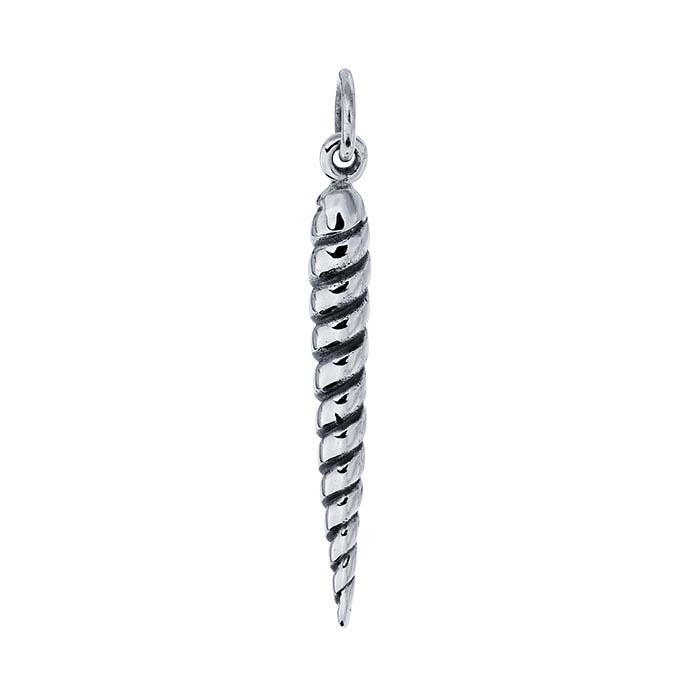 Sterling Silver Unicorn Horn Pendant