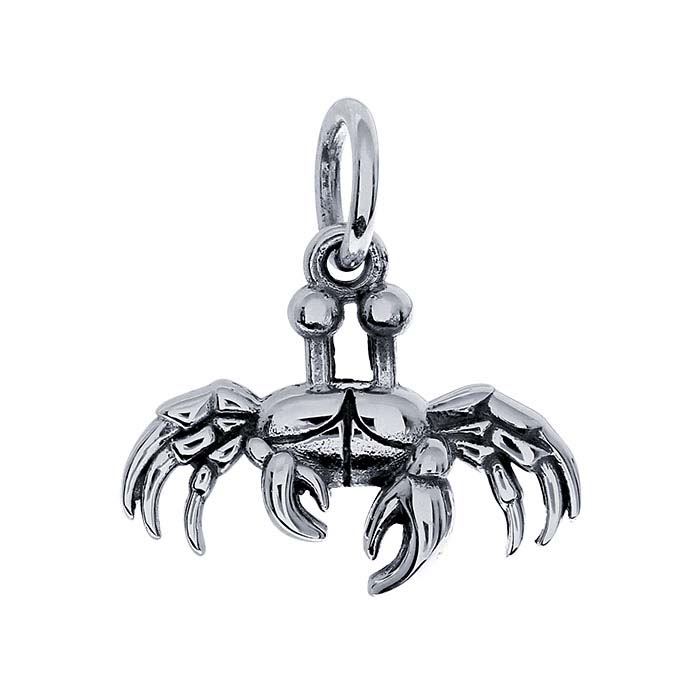 Sterling Silver Fiddler Crab Charm