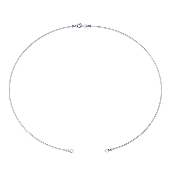 Sterling Silver Cable Wire Necklace Components
