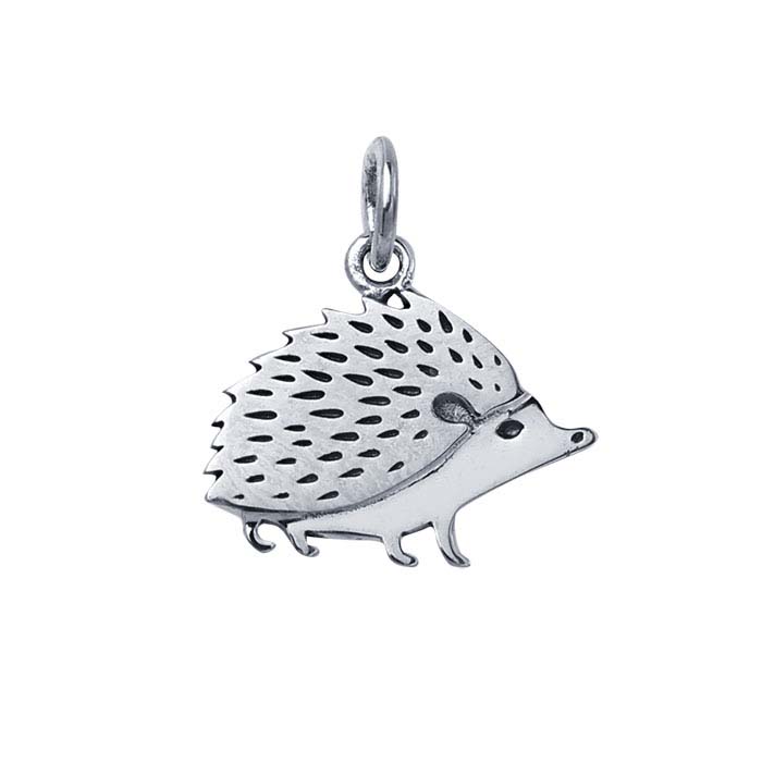 Sterling Silver Hedgehog Charm