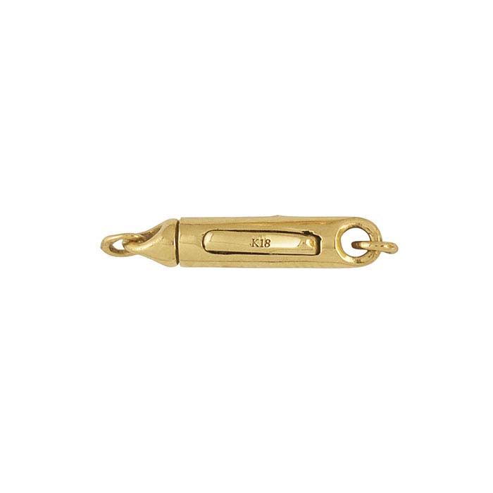 18K Yellow Gold Push Clasp