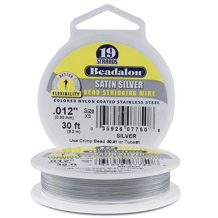 Beadalon® Designer Series 19-Strand Satin Silver Wire
