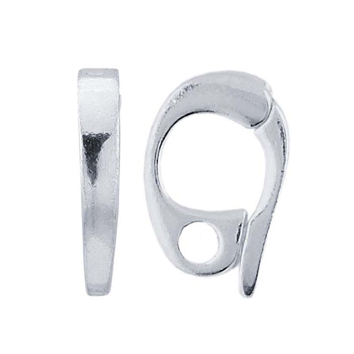 Sterling Silver Necklace Enhancer with Ring