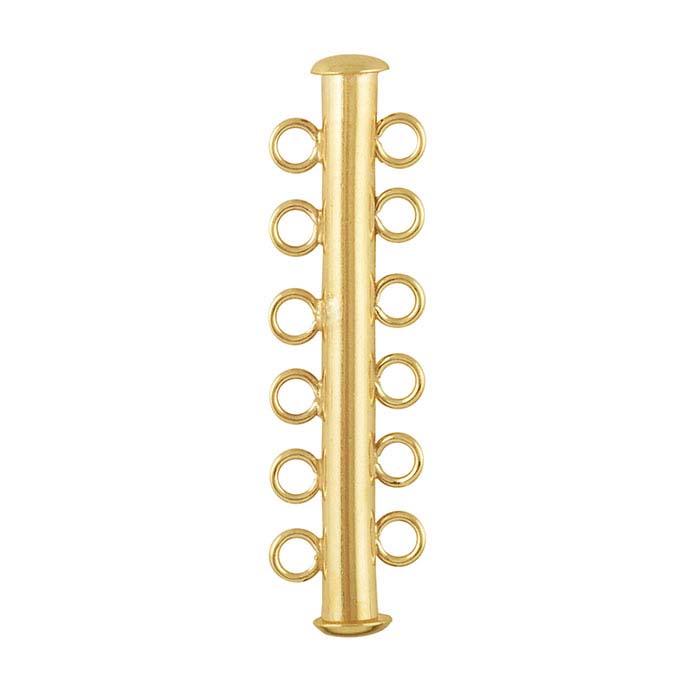 14/20 Yellow Gold-Filled Tube Slide Clasps