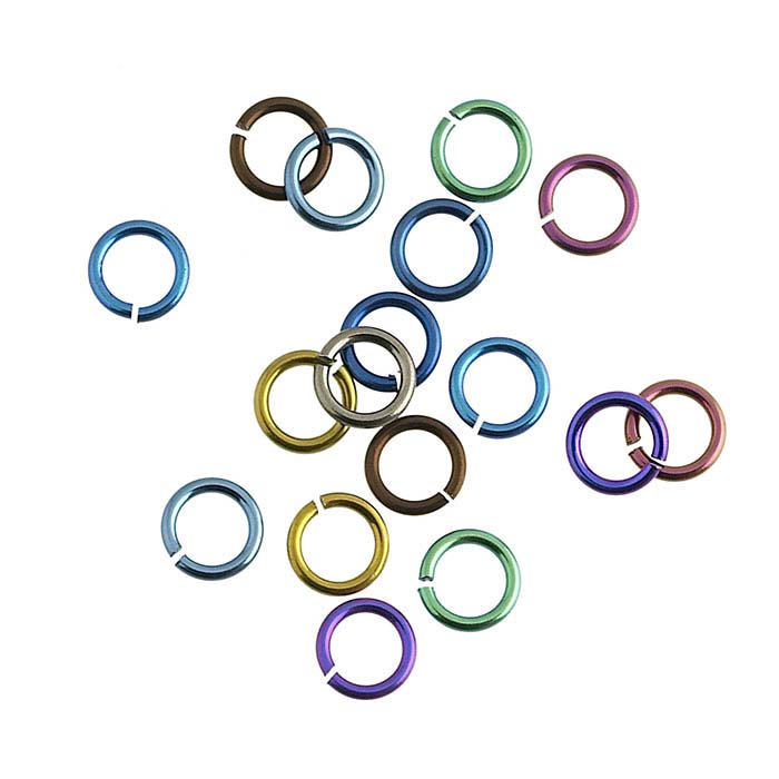 Niobium 3.6mm Round Jump Ring Assortment