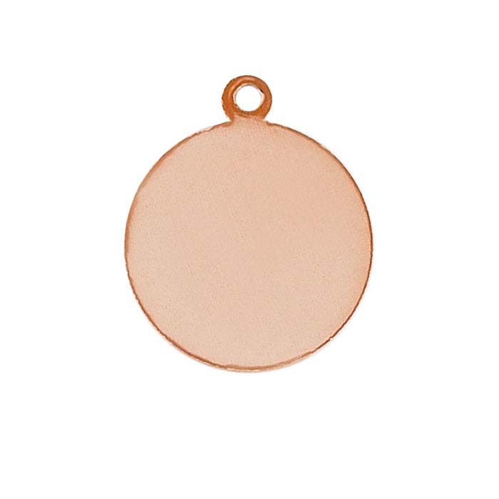 Copper Round Tags