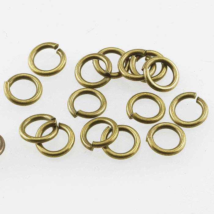 Brass Antique-Finish 5mm Round Jump Ring
