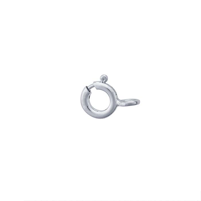Sterling Silver Open-Ring Spring Ring Clasps