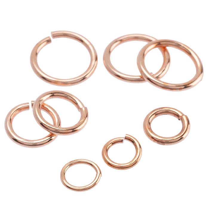 Copper Round Jump Rings