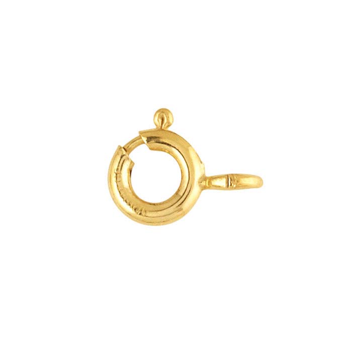 14/20 Yellow GoldFilled 5mm Spring Ring Clasp