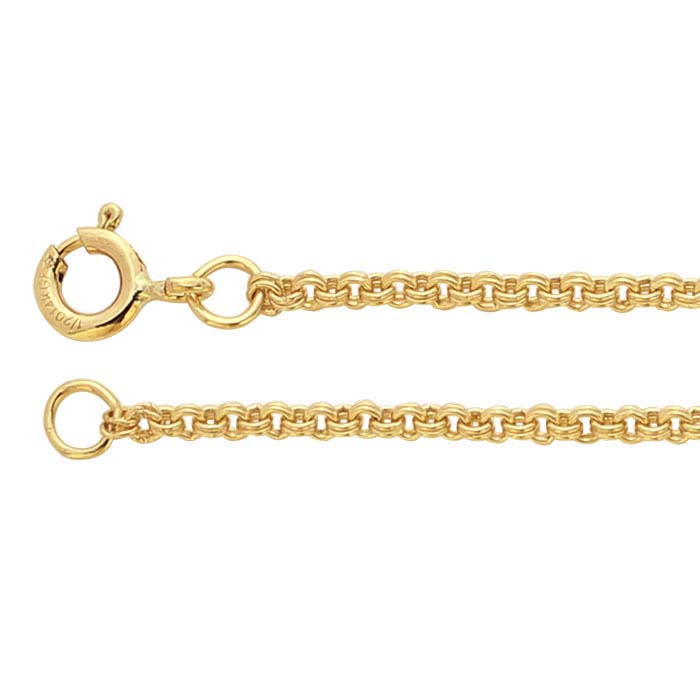 14/20 Yellow Gold-Filled 1.8mm Round Double-Cable Chains