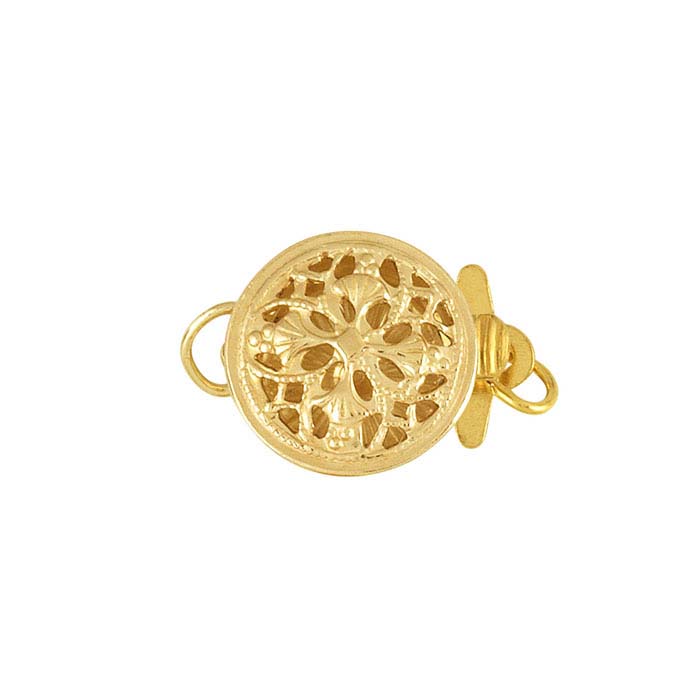 4 MM SECURE 14//20 GOLD FILLED ROUND LOCK RING 1 STRONG SAFER THAN A JUMP RING