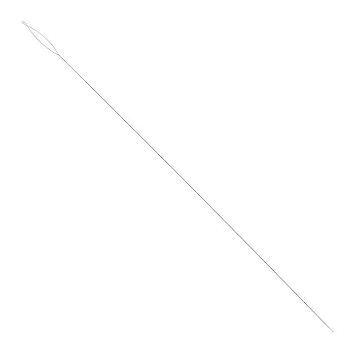 Oval-Eye Twisted-Wire Needle, 5"L x .011" dia.