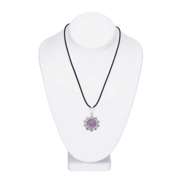 Black Silicone Rubber 2mm Tubing Cord Necklace with Locking Clasp