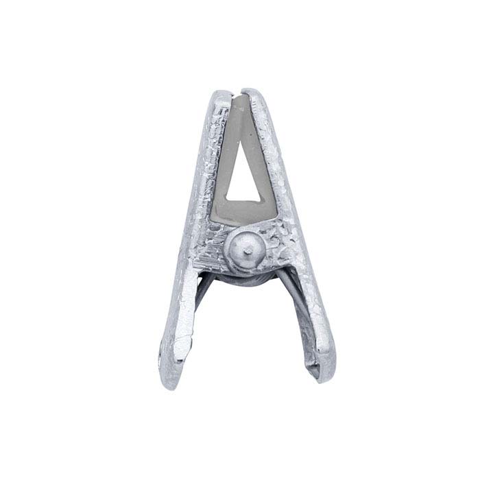 Base Metal WhiteFinish Pinch Clip