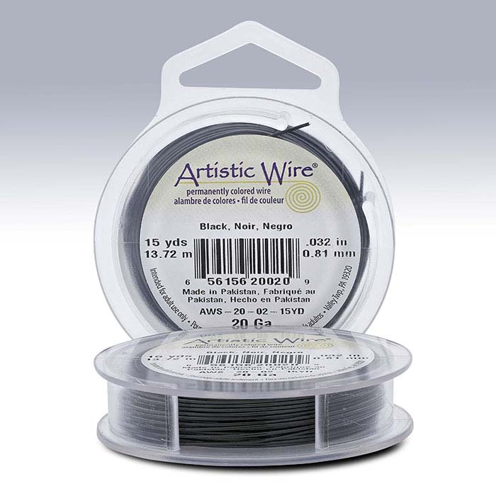 Artistic Wire® Black 20-Ga., 15-Yd. Spool