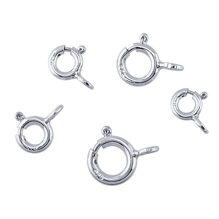 Sterling Silver Spring Ring Clasp Assortment