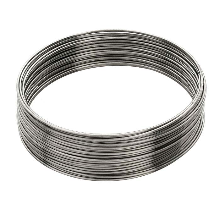 Beadalon® Stainless Steel Bracelet Memory Wire Coil, .036" dia., 1-oz.
