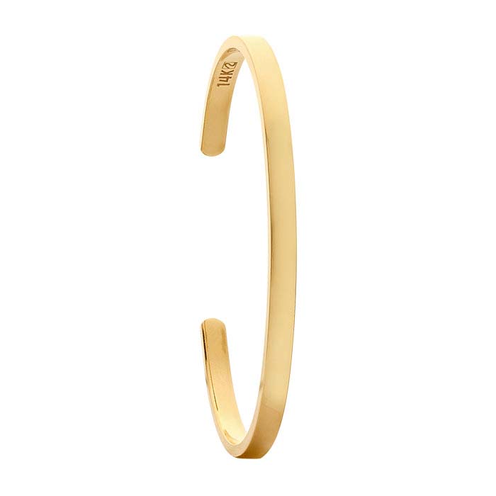 yellow gold cuff bracelet