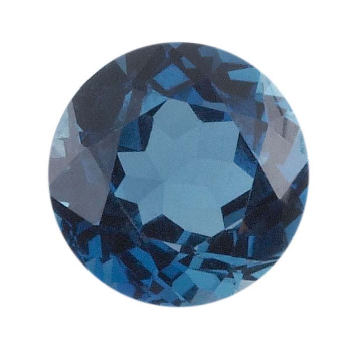 Topaz Round Cut Stone  4x4mm  35 Pieces Lot AAAA++ Grade Natural London Blue Topaz Gemstone  Topaz Cut Stone Faceted Topaz Stone