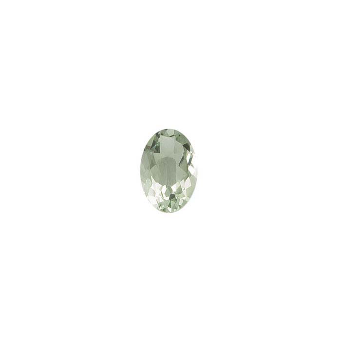 Green Quartz Oval Faceted Stone,s AA-Grade
