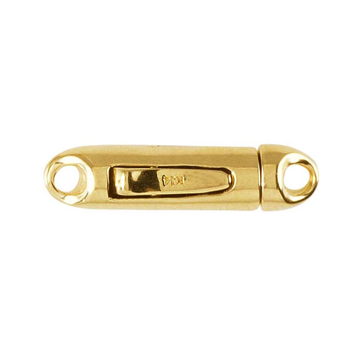 14K Yellow Gold Bayonet Clasp