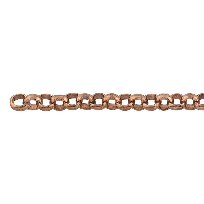Copper 4.5mm Rolo Chain, 20-ft. Spool