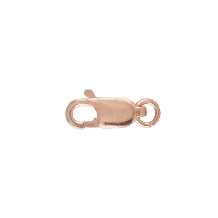14/20 Rose Gold-Filled Lobster Clasps with Open Ring